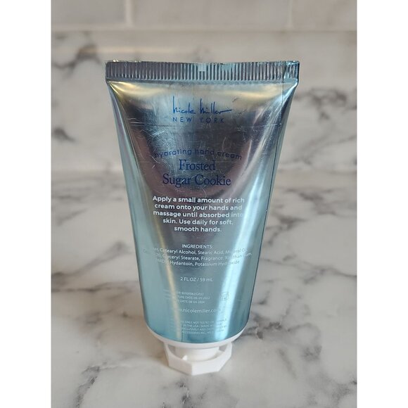 Nicole Miller Hydrating Hand Cream Frosted Sugar Cookie 2 Fl Oz Tube - Picture 2 of 4